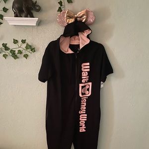Woman’s Disney Pajama Full Body Suit w/Minnie Ears